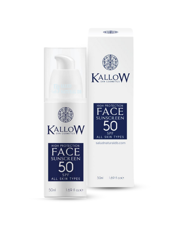 PROTECCIÓN SOLAR FACIAL SPF 50+ KALLOW DXN