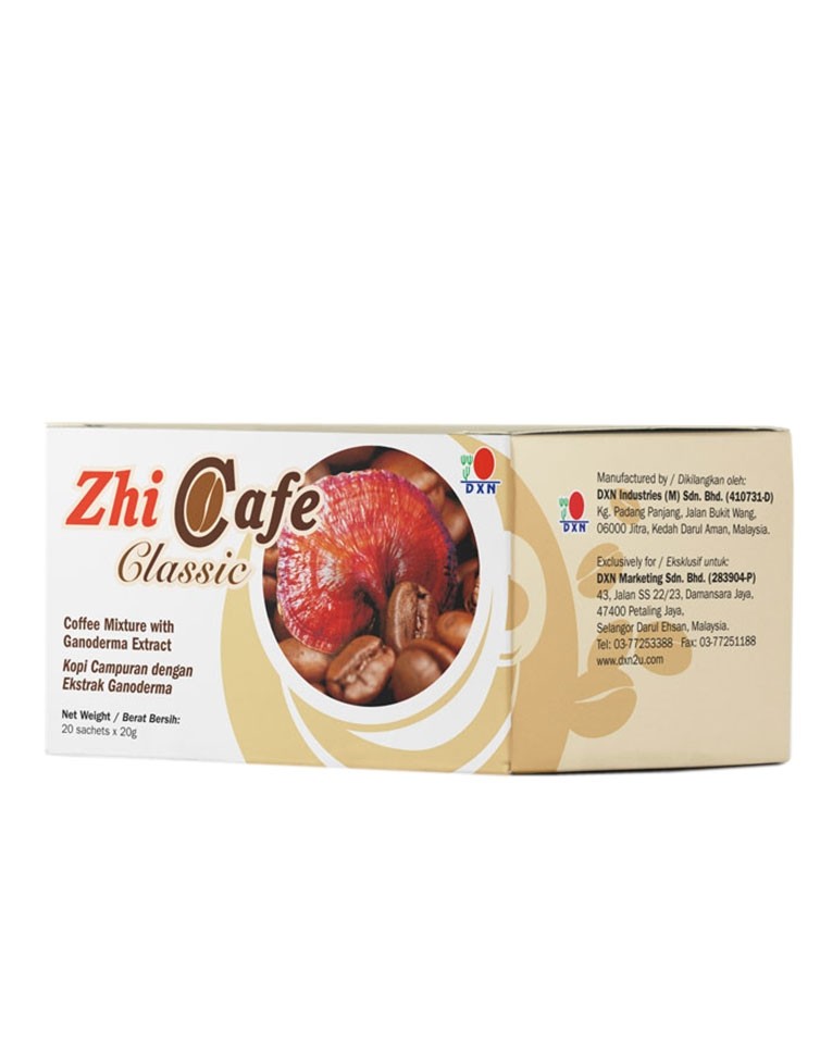 Café tostado con Ganoderma, Zhi Café Clasic DXN